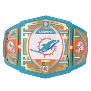 Ceinture de championnat des Dolphins de Miami inspirée des Bengals, personnalisée pour la lutte professionnelle, ceinture de titre de haute qualité et de poids lourd - Product Image 1