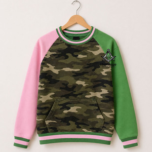 Sudadera HMR de Alta Calidad, Unisex, Oversize, de Felpa Francesa, Algodón Alpha Kapa, Cuello Redondo, Color Sólido, Hombros Caídos - Product Image 1