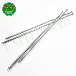 Clavos de Acero al Carbono de 3.15 Pulgadas (4.9x295 mm) para Construcción en Madera, Cabeza Plana, Acabado Brillante Galvanizado, Suministro al por Mayor - Product Image 2
