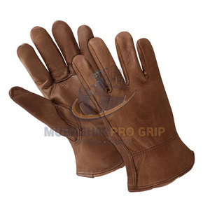 Gants de travail en cuir grainé durable avec une adhérence améliorée pour une efficacité accrue sur le lieu de travail - Product Image 2