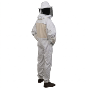 Combinaison de protection intégrale pour apiculteur, combinaison de récolte du miel avec fermeture éclair, ajustement confortable pour l'utilisation en apiculture - Product Image 4