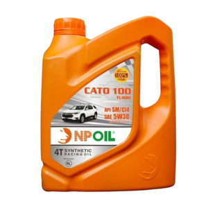 Huile moteur synthétique NPOIL CATO 100 TURBO 5W30 4L 5L 6L haute qualité Vietnam - Product Image 3