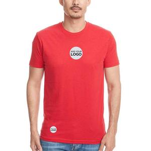 Camisetas Rojas Unisex de Corte Ajustado, 100% Algodón Suave, con Logotipo Personalizado Serigrafiado - Product Image 2