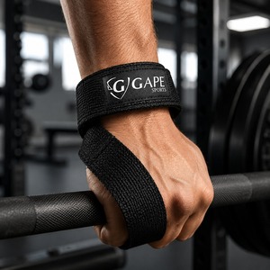 Sangles de levage en néoprène avec logo personnalisé, grip renforcé, rembourrage confortable, équipement de sécurité pour la musculation, les tractions et l'entraînement en salle de sport - Product Image 5