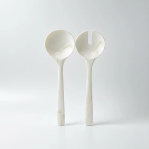 Ensemble de cuillères à salade en résine AUREVIA CRAFTS, comprenant une cuillère à glace, des ustensiles à salade, écologiques, compatibles lave-vaisselle et micro-ondes - Product Image 3