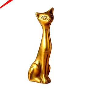 Centre de table exclusif en métal en forme de chat pour une mise en scène artistique de table et une utilisation décorative comme accent de maison - Sculpture - Product Image 1