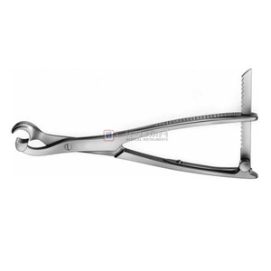 Pince à os manuelle Lambotte en acier inoxydable, instruments chirurgicaux orthopédiques MOL, grande taille, pointe de 16 mm, 330 mm (13 1/8 po) - Product Image 1
