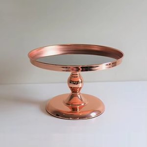 Metal cake stand for stylish dessert display long metal cake stand for <b>sweets</b> and snacks presentation - Product Image 1