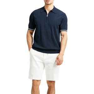 Camisetas Polo de Algodón Lisas con Cierre para Hombre, Personalizables con Logotipo, Estilo Casual, Corte Recortado, con Cierre, Modelo 2026 - Product Image 3