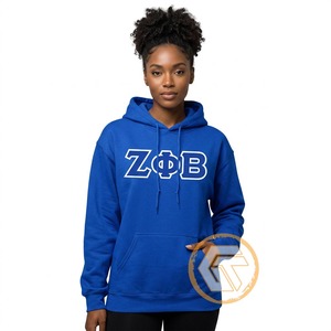Diseña Tu Propia Sudadera con Capucha Personalizada de Invierno para Mujer Zeta Phi Beta, Sudadera con Capucha Transpirable de Alta Calidad al por Mayor, Ropa de Sororidad 100% - Product Image 1