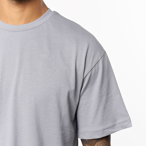Camisetas personalizadas al por mayor para hombre, camisetas de algodón, camisetas casuales holgadas para hombre, camisetas básicas lisas para hombre. - Product Image 5