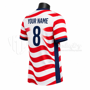 Camiseta de Fútbol Personalizada, Camiseta de Equipo de Fútbol, Impresión por Sublimación, Ropa Deportiva Transpirable de Secado Rápido, OEM - Product Image 4