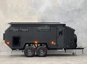 4x4 Lightweight <b>Camping</b> Travel Trailer RV with <b>Kitchen</b> Bathroom Sleeping Space for Overland Touring - Product Image 3