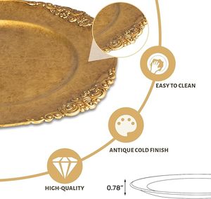 Assiette de Présentation de Luxe pour Mariage, Vaisselle Élégante, Assiette de Dîner pour Hôtels, Banquets et Réceptions - Product Image 3
