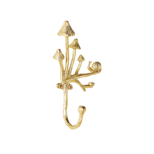 Handcrafted Hammered Ball-End Solid Metal Coat Hook Double Robe Hook Heavy Duty <b>Wall</b> <b>Mounted</b> Hardware for Hallway - Product Image 6