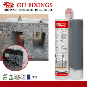 Ancrage chimique époxy à deux composants sans styrène de 650 ml pour les systèmes de fixation du béton, de la brique et de la pierre - Product Image 2