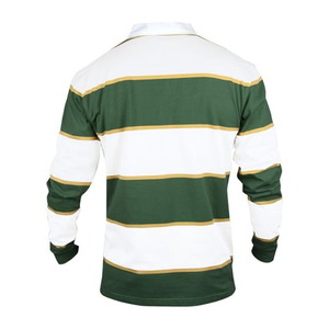 Maillot de rugby personnalisé pour homme, 100% coton, antibactérien, respirant, broderie du nom de l'équipe, manches longues, football - Product Image 2