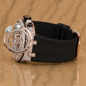 Reloj de Lujo con Diamantes Moissanite para Hombre, Reloj de Pulsera de Acero Inoxidable - Product Image 3
