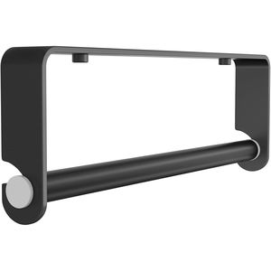 Portarotolo da Parete Autoadesivo Nero per Cucina e Bagno - Product Image 1