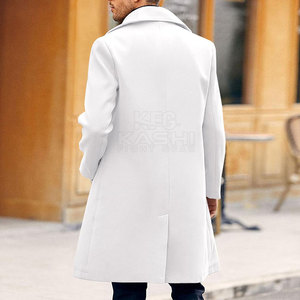 Abrigo de Lana Casual para Hombre, Invierno, con Botones, Manga Larga, Cómodo, Moderno, Cálido, para Uso Diario y al Aire Libre - Product Image 4