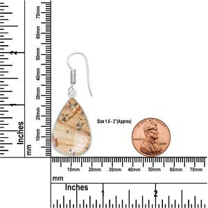 Pendientes de Moda con Dijes de Piedras Preciosas de Jaspe, Diseño Lindo y de Alta Calidad, Varias Formas, Joyería para Mujer, Regalo para Fiesta, Mejor Precio - Product Image 3