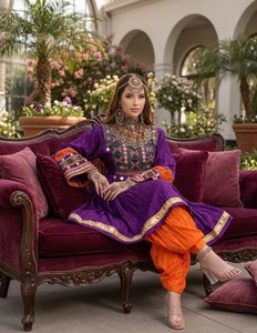 Robe <span class=keywords><strong>maxi</strong></span> bohème brodée, col haut, manches lanternes, coupe ample, rose, robe décontractée pour toutes les saisons, en polyester tissé - Product Image 6