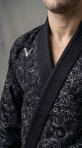Ensemble de kimono de BJJ noir pour homme, 460 GSM, tissage perlé, 100% coton, respirant, léger, veste, pantalon Rip Stop, compétition, entraînement - Product Image 5