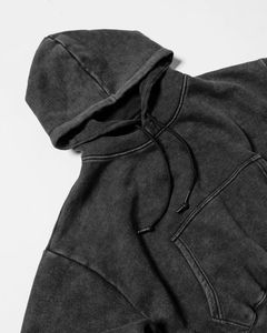 Sudaderas Ligeras de Invierno para Mujer, Estilo Oversize, Lavado Ácido, Servicio OEM ODM, Sudaderas con Capucha para Mujer - Product Image 3