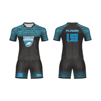 Uniformes de Rugby Sublimados Personalizados de Alta Calidad para Hombre y Mujer, con Logotipo Personalizado y Material 100% Poliéster