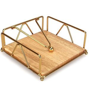 Porte-serviettes carré en métal plat, design européen moderne et créatif, avec bras lesté, pour cuisine et voiture - Craftera Exports - Product Image 4
