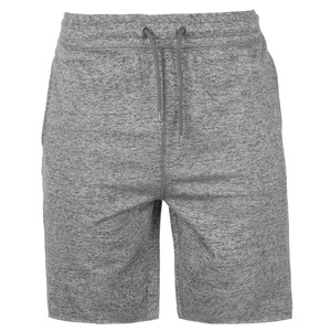 Shorts Capri Gris Tricotés pour Hommes avec Cordon de Serrage à la Taille et Poches, Style Décontracté, Respirant, Mélange Coton Spandex - Product Image 5
