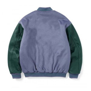 <b>Men's</b> <b>Varsity</b> <b>Jacket</b> Casual College Style Snap Button <b>Bomber</b> Coat Solid Color stand Collar Regular Fit high quality <b>men</b> <b>jacket</b> - Product Image 2