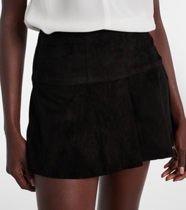 Jupe longue élégante et formelle en cuir véritable noir, respirante, écologique, taille haute, grande taille pour femme - Product Image 6
