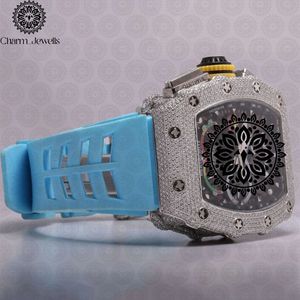 Montre de Luxe Charm_Jewells en Acier Inoxydable, Boîtier 40mm, Cadran Analogique, Verre Saphir, Lumineuse, Mécanique, Étanche 10 ATM, pour Homme Tendance - Product Image 3