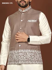 Premium Collection Festival Wear Amazing Color <b>Silk</b> with Embroidered Daaman work Koti & <b>Kurta</b>-Pant Set Worldwide Supplier Ethnic - Product Image 5