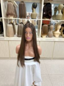 Pelucas Frontales de Encaje HD de Cabello Humano Virgen Chino al por Mayor de Fábrica, Transparentes, de Longitud Larga, Tamaños de Gorra Pequeños/Grandes, 150% de Densidad - Product Image 1