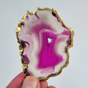 Base para Teléfono con Diseño de Ágata Rosa Natural Tallada, Colgante, Soporte para Teléfono, Joyería Decorativa, Regalo, Venta al por Mayor, Personalizado, 30-70mm - Product Image 2