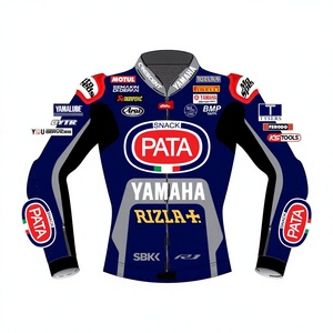 Toprak Razgatlioglu <b>Racing</b> <b>Jacket</b> Ramaha Custom Kangaroo Leather MotoCP CE Approved Armored Men's Professional <b>Jacket</b>/Chaqueta - Product Image 1