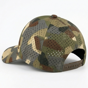 Casquette Snapback Camouflage Personnalisée Marque Privée Logo Découpé au Laser Premium Respirante 6 Panneaux Unisexe Sports de Plein Air Pêche Quatre Saisons OEM - Product Image 6
