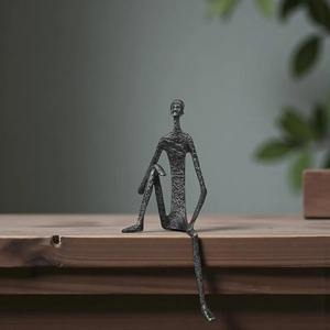 Juego de figuras abstractas de metal de los Tres Idiotas, pieza decorativa para mesa, ideal para exhibir en estanterías y decoración de interiores modernos. - Product Image 5