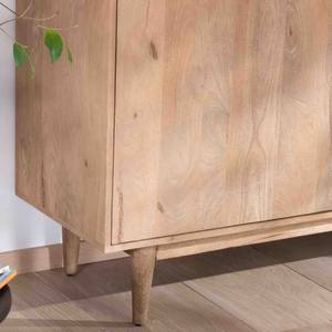 Vandana Autumn Aura <b>sideboard</b> in solid mango wood with 2 doors and integrated handles, Cabure design - Product Image 6