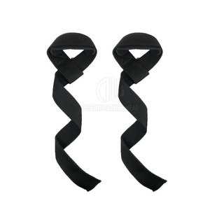 Neoprene Made Deadlift Straps Custom Logo <b>Adjustable</b> For Gym Workout Use Lightweight Deadlift Straps - Product Image 2