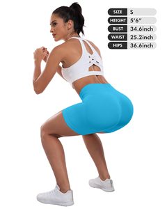 Butt Lifting Shorts For Women Workout Gym Biker Shorts High Waisted Tummy Control Running Sports Yoga <b>Booty</b> Scrunch Butt Shorts - Product Image 5