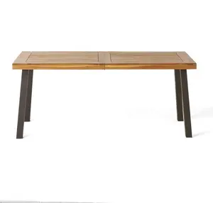 Wholesale Wood Dining Table Retangular Table For Dining Room Acacia Wood Table High Quality