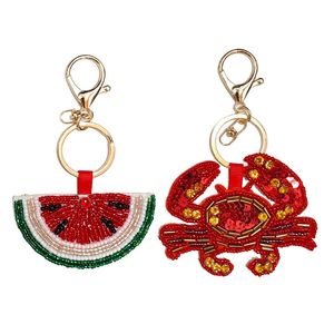 Porte-clés brodé de perles décoratives, logo personnalisé, perles brodées - Product Image 3