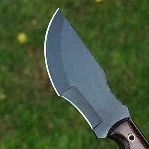 Cuchillo Tracker de Espiga Completa para Supervivencia y Bushcraft con Funda de Cuero, Cuchillo Tracker de Alta Resistencia al por Mayor, Cuchillo Multiusos - Product Image 2