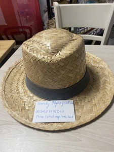 Sombrero de Rafia Natural Hecho a Mano en Vietnam con Logotipo Personalizado, Sombrero de Paja Redondo de Ala Ancha para Playa, Vacaciones, Fiestas de Verano y Bodas - Product Image 6