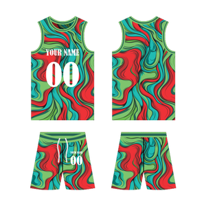 Tenue de basketball imprimée coupe classique très demandée pour l'été – Dernier design en vente - Product Image 1