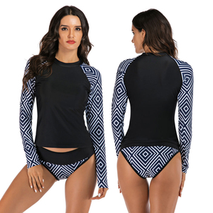 Maillot de bain sexy pour femme à manches longues, protection UV, séchage rapide, idéal pour la plage, la pêche, la randonnée, la gym – Vente chaude, personnalisable OEM/ODM - Product Image 5