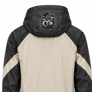 Windbreaker <b>Jacket</b> for <b>Men</b> <b>Lightweight</b> Outdoor Sports Water Resistant Full Zip Hooded Activewear Custom Garment OEM Manufacturer - Product Image 4